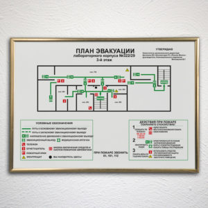 Планы эвакуации при пожаре 1